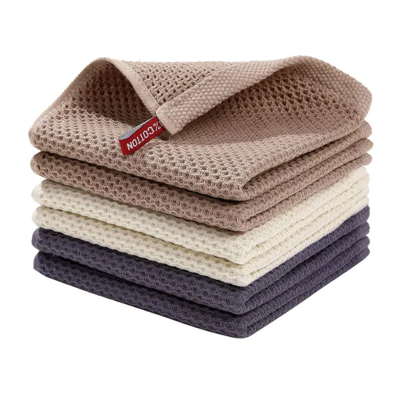 Premium Cotton Waffle Weave Dishcloths - Set of 2